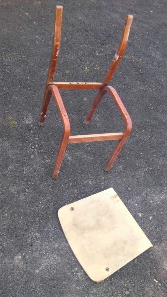 реставрация старого стула фото