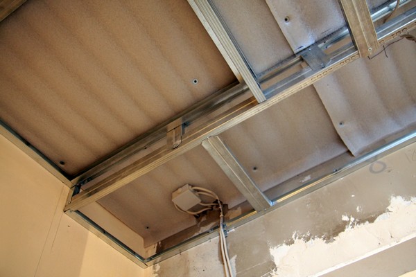 потолок +из гипсокартона фото кухня